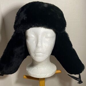 Danier Black Fur Hat